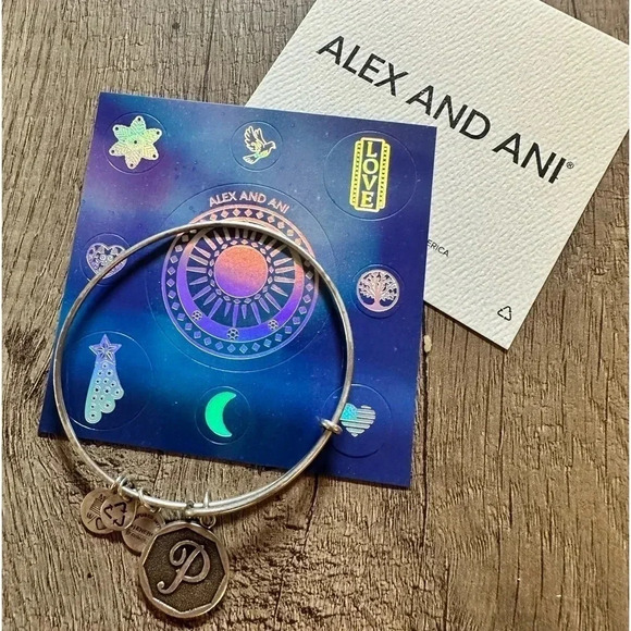 "P" Alex and Ani Bracelet. NWOT - Picture 1 of 1